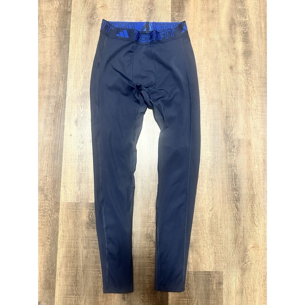Adidas Techfit‎ Men's Navy Blue Tights Medium Tall